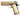 WE GBB Pistol DESERT WARRIOR 4.3 - Tan-WE-