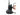 External Speaker with Mic for Baofeng Radios, Kenwood 2-pin - Black PTT BAOFENG