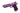 VORSK Hi-Capa 5.1 Split GBB - Purple/Black Pistola Softair VORSK